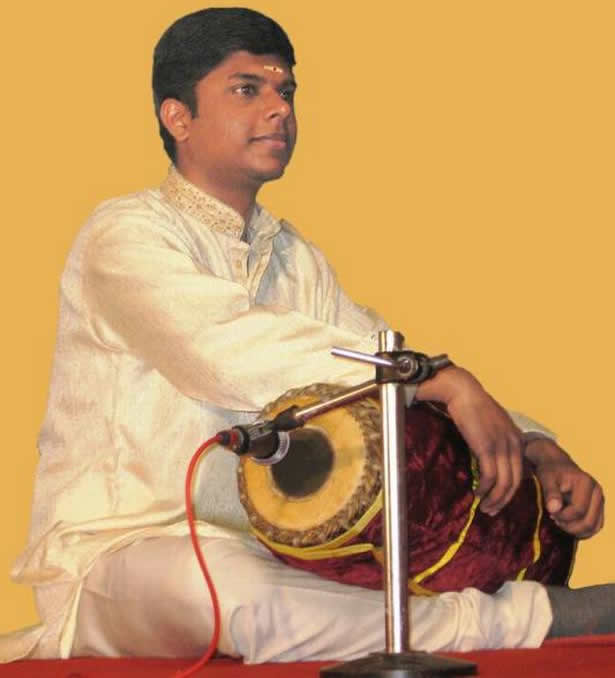 famous mridngam player delhi