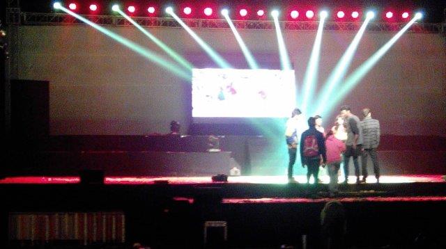 top stage and light setup delhi